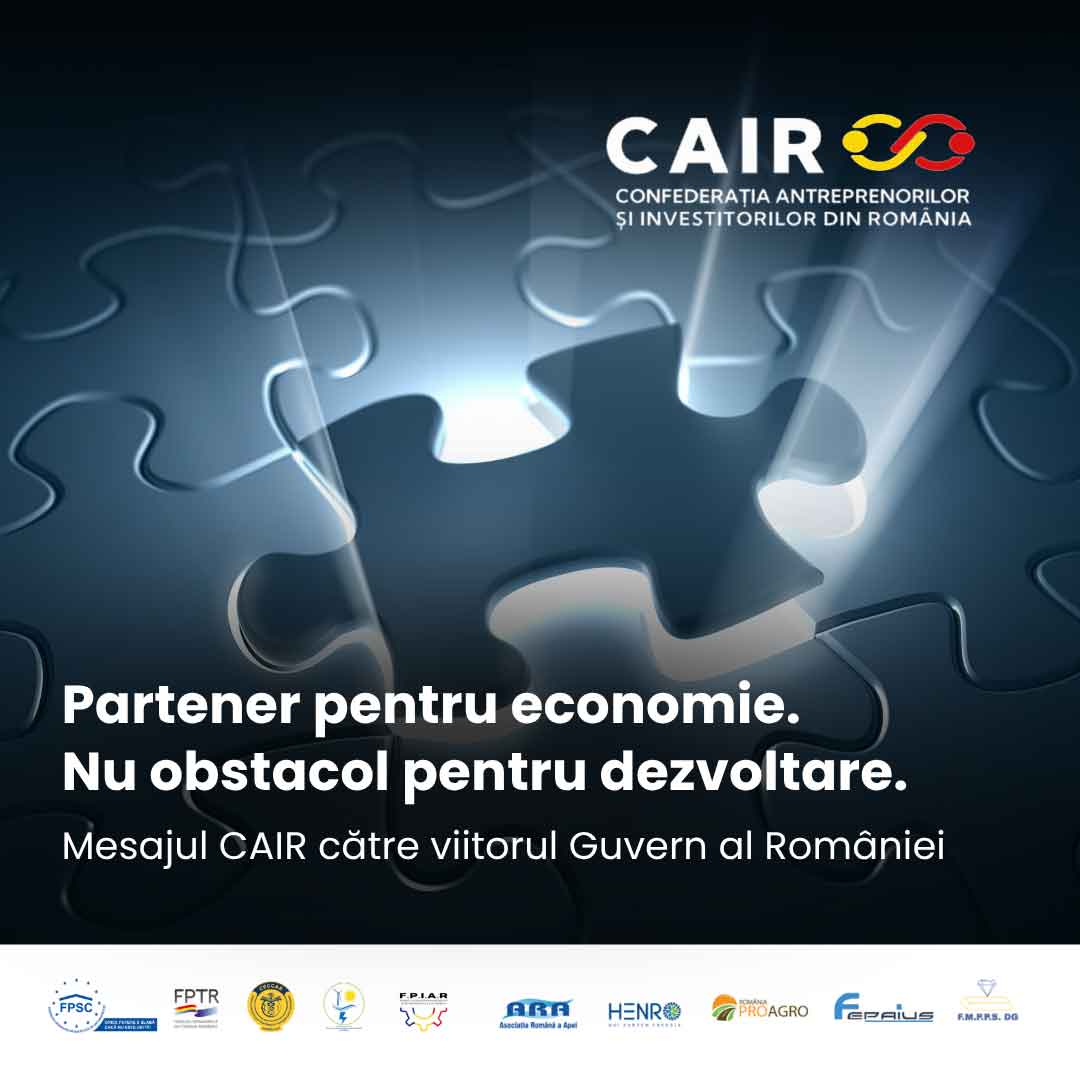 Mesajul CAIR către viitorul Guvern al României